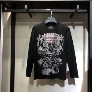 フィリッププレイン 長袖Tシャツ この冬注目するべき新鋭ブランド PHILIPP PLEIN 店舗で人気満点2020秋冬新作