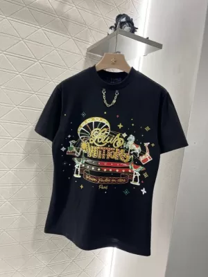 2025新作LOUIS VUITTON ルイヴィトンエレガントデザインTシャツ