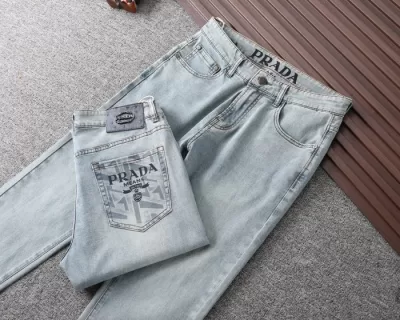 2025春先PRADA プラダジーンズ/デニムリラックス感