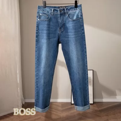 2025春先HUGO BOSS ヒューゴボスジーンズ/デニムロゴプリント