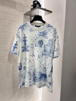 2025新作LOUIS VUITTON ルイヴィトン上品モチーフTシャツ