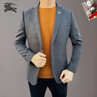 2025春先BURBERRY バーバリースーツジャケットルーズフィット