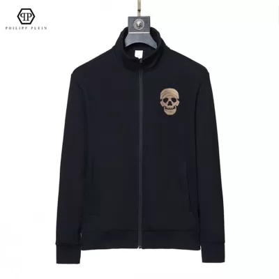 2025春先PHILIPP PLEIN フィリッププレインノーカラージャケットナイト用