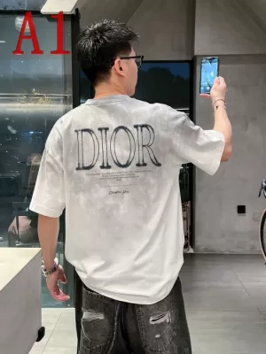 2025新作DIOR ディオールワークウェア風Tシャツ