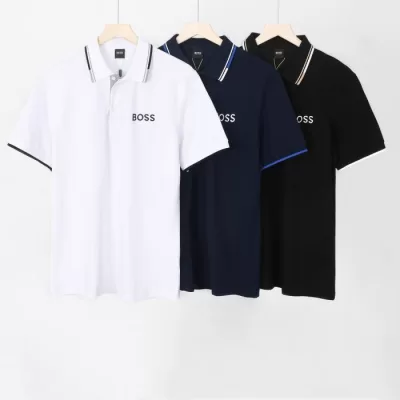 2025新作HUGO BOSS ヒューゴボススクラブ加工Tシャツ