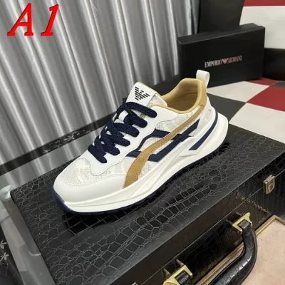 ARMANI スニーカー【期間限定】柔軟フィット感！ジム＆散歩に万能シューズ