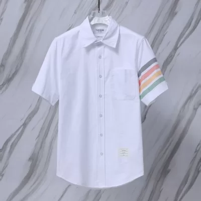 25新作 ベストセラー THOM BROWNE トムブラウン シャツ 0=S 1=M 2=L 3=XL 4=XXL