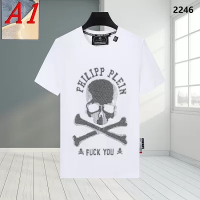 PHILIPP PLEINフィリッププレイン 2025新作   ラウンドネック 半袖Tシャツ   ノンフィクション