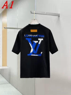LOUIS VUITTONルイヴィトン 2025新作 ラウンドネック 半袖Tシャツ カジュアル