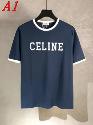 2025新作 CELINEセリーヌ ラウンドネック 半袖Tシャツ   ディープ