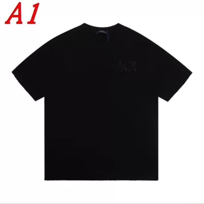 LOUIS VUITTONルイヴィトン 2025新作 ラウンドネック 半袖Tシャツ クール