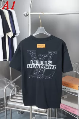LOUIS VUITTONルイヴィトン 2025新作 ラウンドネック 半袖Tシャツ アメカジ
