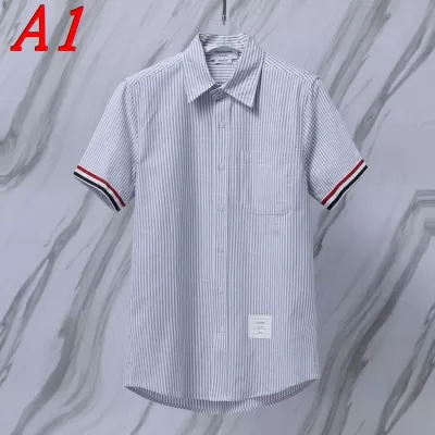 25新作 大人気 THOM BROWNE トムブラウン シャツ 0=S 1=M 2=L 3=XL 4=XXL