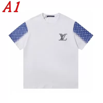 LOUIS VUITTONルイヴィトン 2025新作 クルーネック 半袖Tシャツ ナチュラル