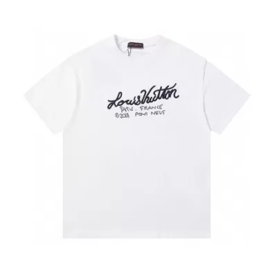 LOUIS VUITTONルイヴィトン 2025新作 クルーネック 半袖Tシャツ ストリート系