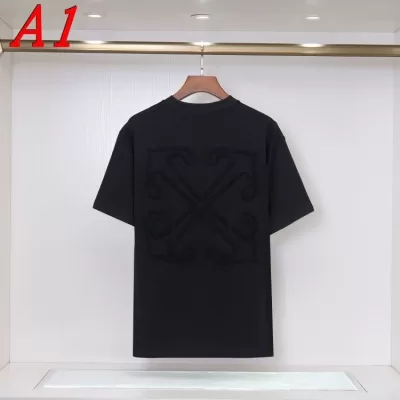 2025新作 OFF-WHITEオフホワイト ラウンドネック 半袖Tシャツ   アーバン