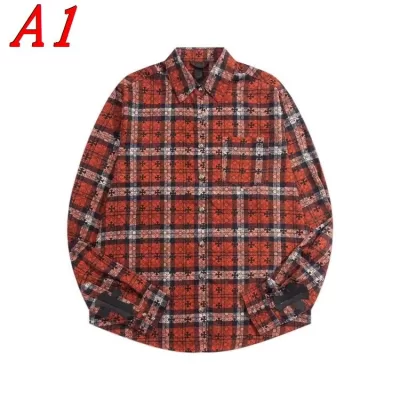 25新作 本物素材 CHROME HEARTS クロムハーツ シャツ S M L XL
