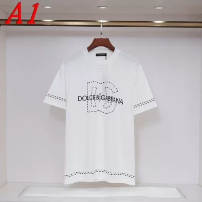 DOLCE＆GABBANAドルチェ＆ガッバーナ 2025新作 クルーネック 半袖Tシャツ アウトドア対応