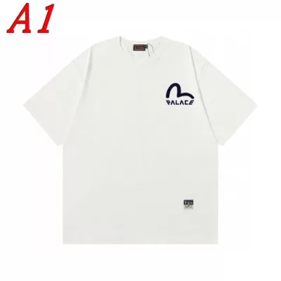 EVISUエヴィス 2025新作 ラウンドネック 半袖Tシャツ ビビッド