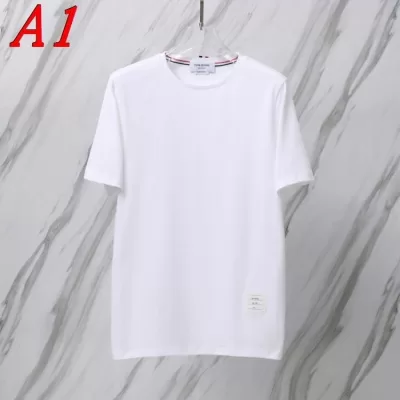 2025新作 THOM BROWNEトムブラウン ラウンドネック 半袖Tシャツ   グローバルスタイル