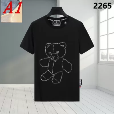 2025新作 PHILIPP PLEINフィリッププレイン ラウンドネック 半袖Tシャツ シンプル