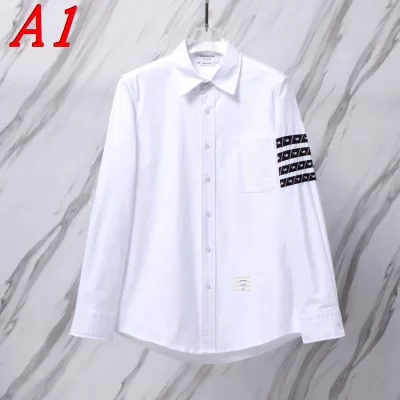 25新作 新登場 THOM BROWNE トムブラウン シャツ 0=S 1=M 2=L 3=XL 4=XXL
