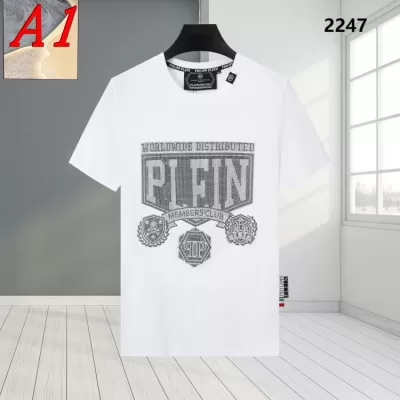 PHILIPP PLEINフィリッププレイン 2025新作   ラウンドネック 半袖Tシャツ   コレクション