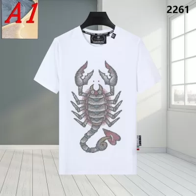 PHILIPP PLEINフィリッププレイン 2025新作 ラウンドネック 半袖Tシャツ ファストファッション