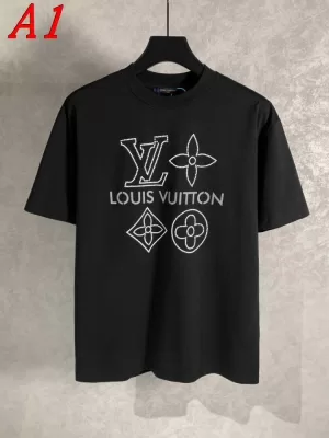 LOUIS VUITTONルイヴィトン 2025新作 ラウンドネック 半袖Tシャツ エネルギッシュ