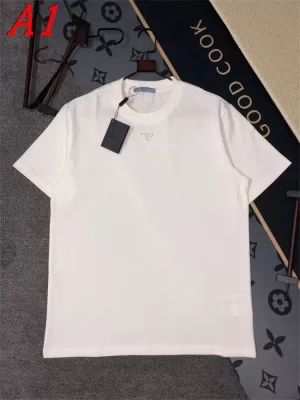 2025新作 PRADAプラダ クルーネック 半袖Tシャツ エココンシャス