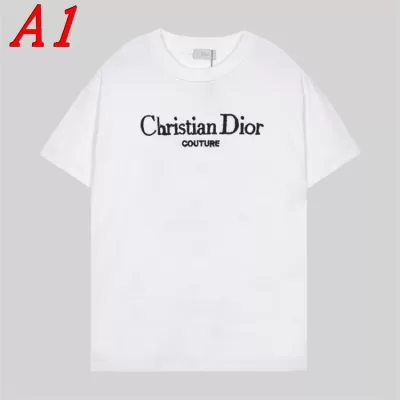 2025新作 DIORディオール クルーネック 半袖Tシャツ コラボモデル
