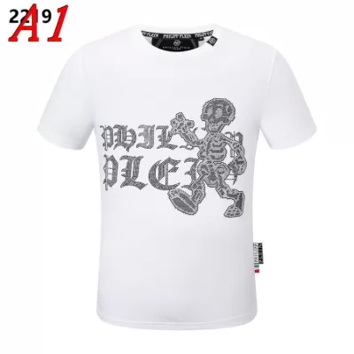 2025新作 PHILIPP PLEINフィリッププレイン ラウンドネック 半袖Tシャツ スリムシルエット