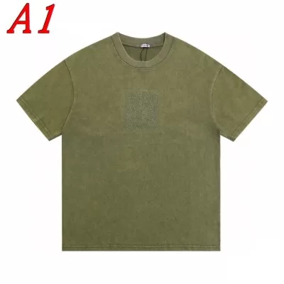 LOEWEロエベ 2025新作   ラウンドネック 半袖Tシャツ   アンニュイ