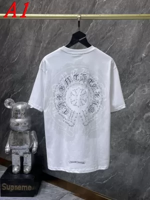 CHROME HEARTSクロムハーツ 2025新作   ラウンドネック 半袖Tシャツ   カジュアル