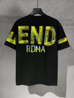 2025新作 FENDIフェンデイ クルーネック 半袖Tシャツ ルーズフィット