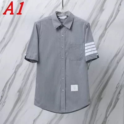 25新作 お買い得 THOM BROWNE トムブラウン シャツ 0=S 1=M 2=L 3=XL 4=XXL