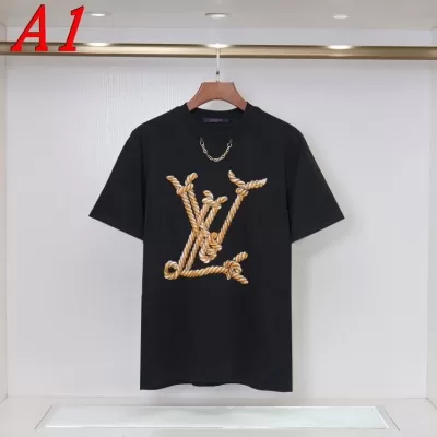 LOUIS VUITTONルイヴィトン 2025新作 クルーネック 半袖Tシャツ セレンディピティ
