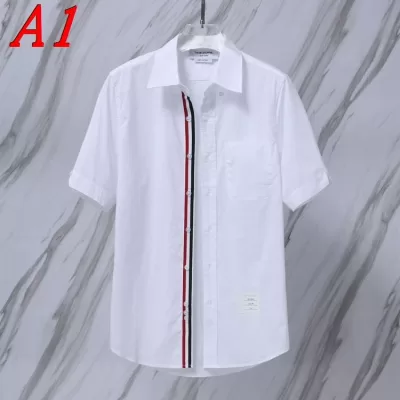 25新作 トレンド THOM BROWNE トムブラウン シャツ 0=S 1=M 2=L 3=XL 4=XXL