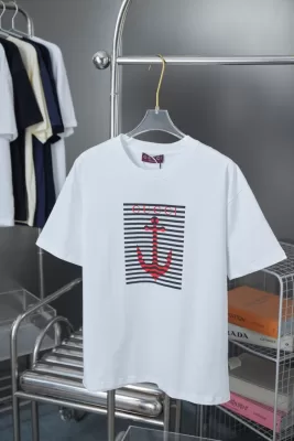 GUCCIグッチ 2025新作   ラウンドネック 半袖Tシャツ   エココンシャス