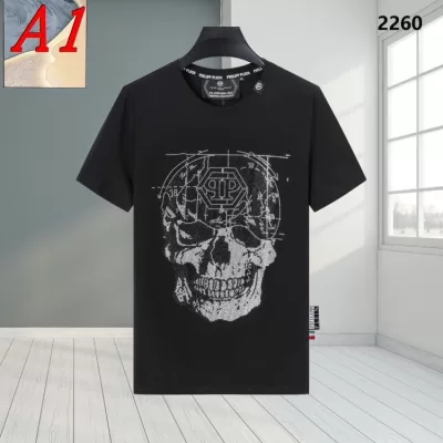 PHILIPP PLEINフィリッププレイン 2025新作 クルーネック 半袖Tシャツ コスパ良