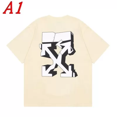 2025新作 OFF-WHITEオフホワイト クルーネック 半袖Tシャツ モード系