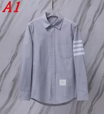 25新作 ユニーク THOM BROWNE トムブラウン シャツ 0=S 1=M 2=L 3=XL 4=XXL