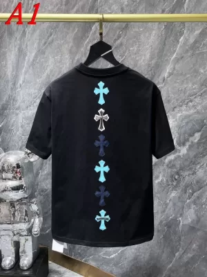 CHROME HEARTSクロムハーツ 2025新作 クルーネック 半袖Tシャツ フレッシュ