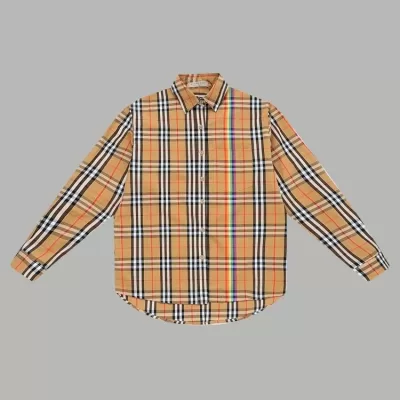 25新作 モダン BURBERRY バーバリー シャツ M L XL