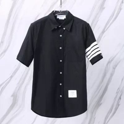 25新作 ネット限定 THOM BROWNE トムブラウン シャツ 0=S 1=M 2=L 3=XL 4=XXL