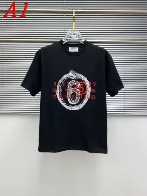 Maison Margielaメゾン マルジェラ 2025新作 ラウンドネック 半袖Tシャツ フューチャリスティック
