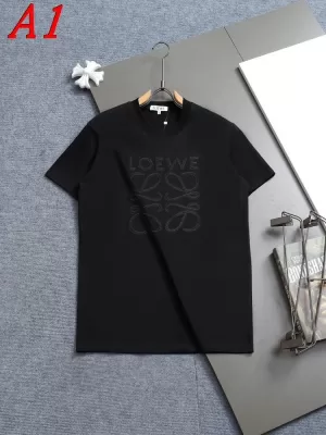 LOEWEロエベ 2025新作   ラウンドネック 半袖Tシャツ   ネーム入り