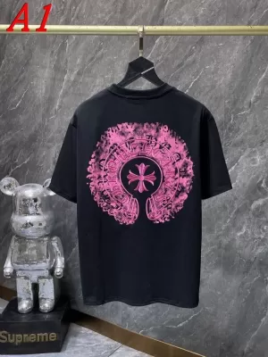 CHROME HEARTSクロムハーツ 2025新作   ラウンドネック 半袖Tシャツ   エネルギッシュ