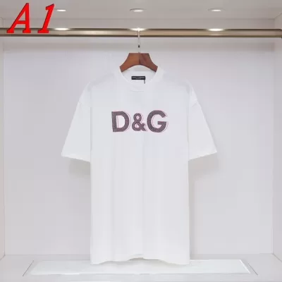 DOLCE＆GABBANAドルチェ＆ガッバーナ 2025新作 クルーネック 半袖Tシャツ ノスタルジック