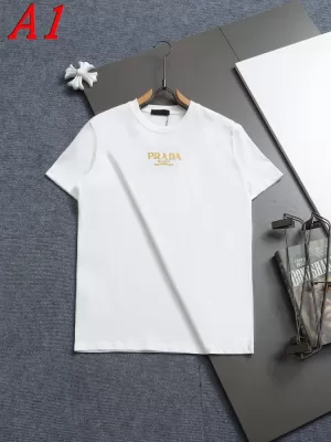 PRADAプラダ 2025新作   ラウンドネック 半袖Tシャツ   マインドフル